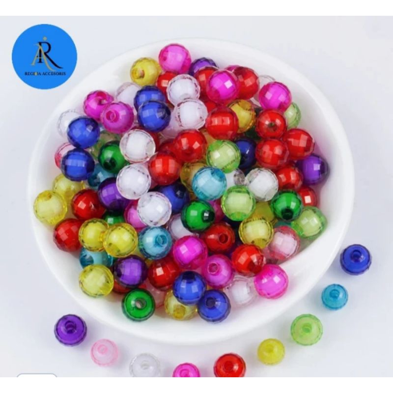 Manik Manik Kristal Isi Mote Lampion Mote Bola Dunia