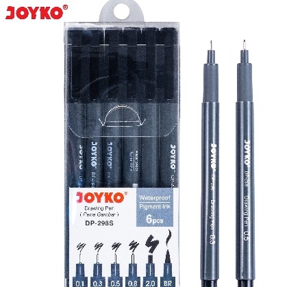 

Spidol Drawing Joyko DP298S Drawing Pen Joyko 1 SET 6 PCS