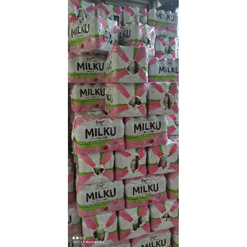 

MILKU SUSU UHT BOTOL 1DUS ISI 12@200ML