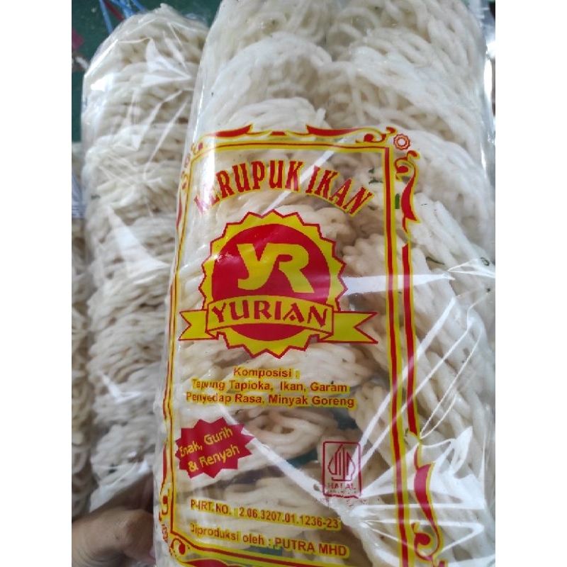 

KHUSUS INSTAN - KERUPUK IKAN ENAK PER BUNGKUS ISI 18-20PCS / JAMIN BARU