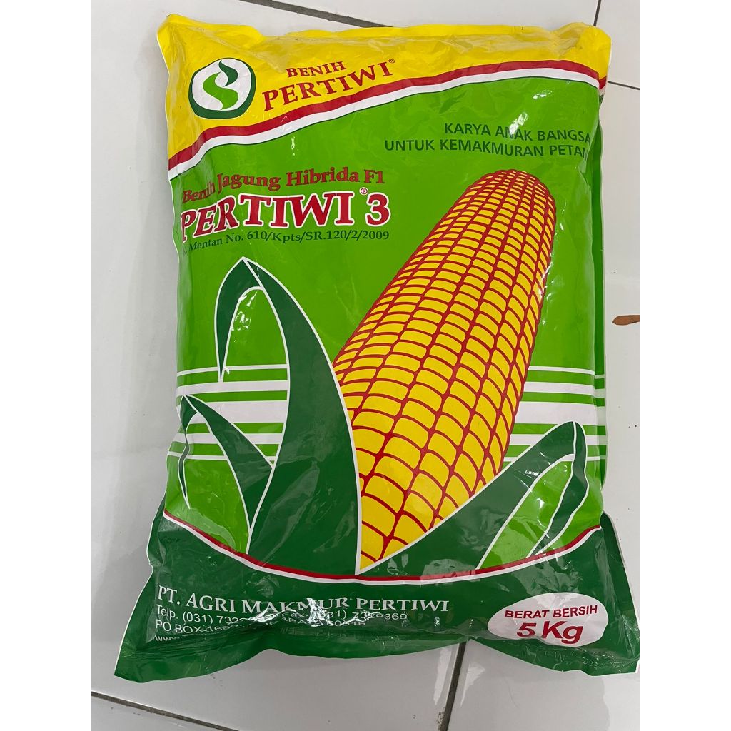 Benih Jagung Hibrida PERTIWI 3  Kemasan 5 KG - EXP (15-05-2025)