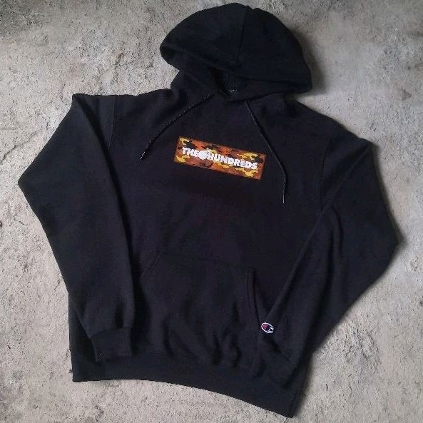 Hoodie The Hundreds x Champion Bar Camo Vintage