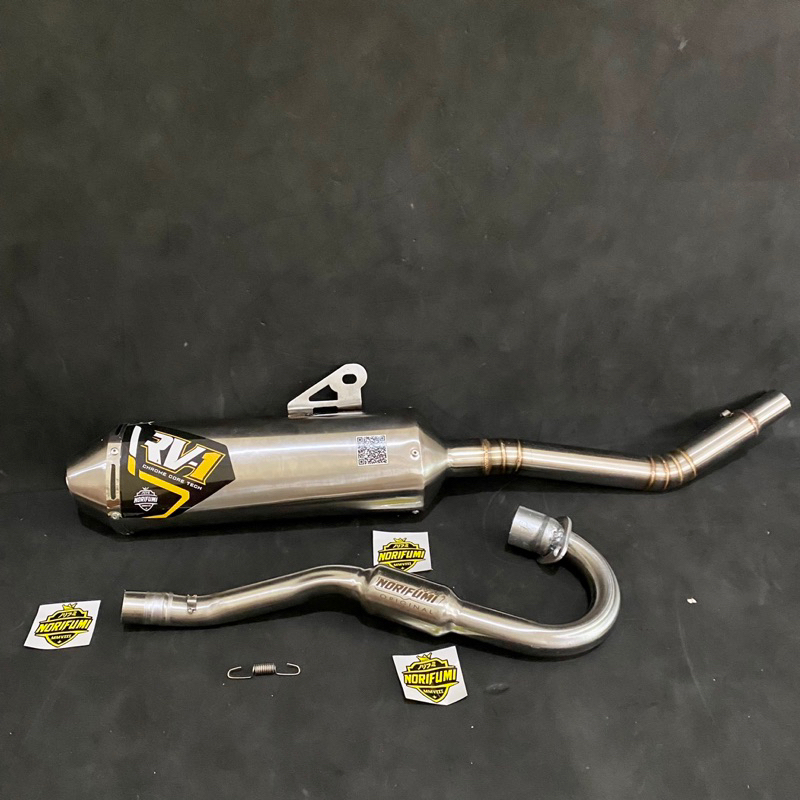 Knalpot Norifumi RV 1 untuk KLX, CRF, WR