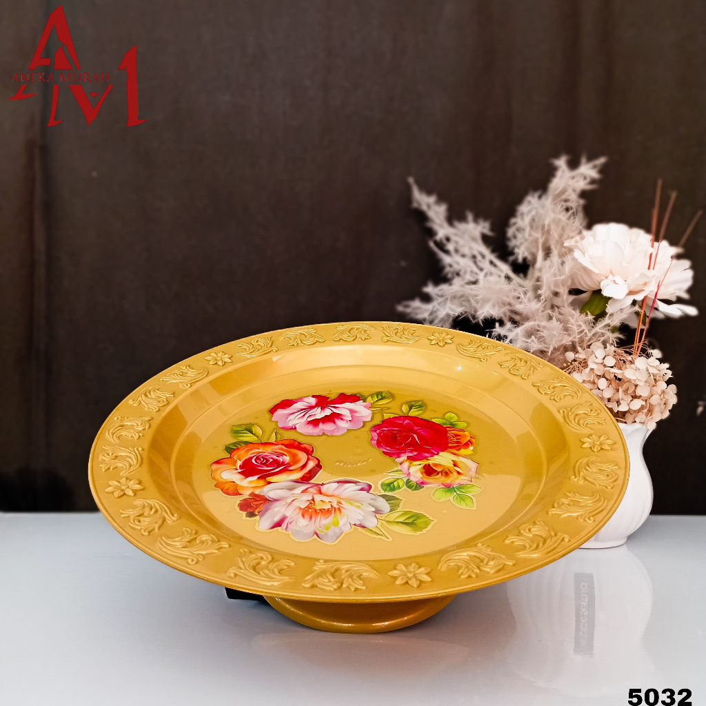 ALAS BOSARA PIRING BUAH/ KUE PLASTIK DUDUKAN BOSARA ( 5032 )