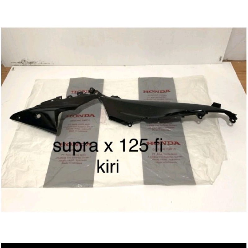 Cover L Body Side Supra X 125 FI K41  Hitam Doff Original Sambungan Body Supra  X 125 FI