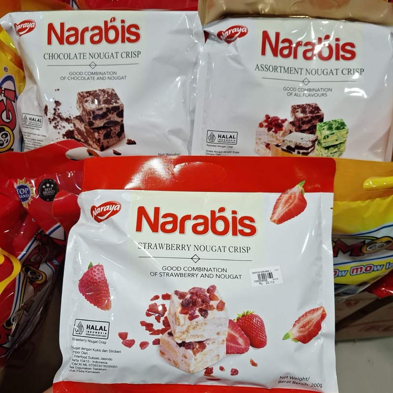 

NARABIS Nougat Crisp 200gram bag
