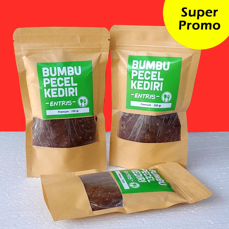 

PROMO Bumbu Pecel Kediri Entris - 250 gr Premium Serbaguna