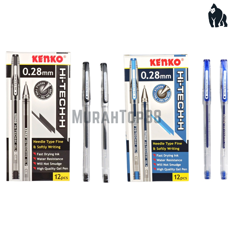 

Pulpen Kenko Hi Tech 28 mm Ballpoint Pen Tinta Gel HiTechH 28mm PER LUSIN