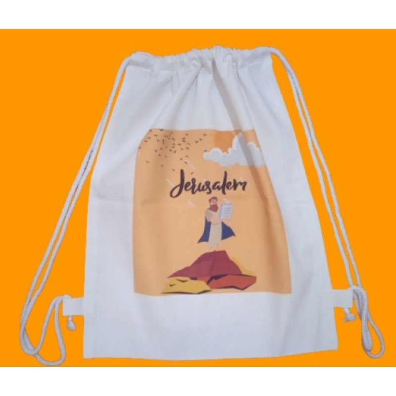 Sovenir jerusalem Goodie Bag Ransel/oleh-oleh jerusalem tas ransel