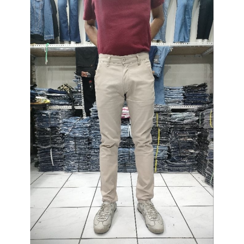 Celana Pria Cinos Slim - Fit Celana Katun Panjang cinos Meral