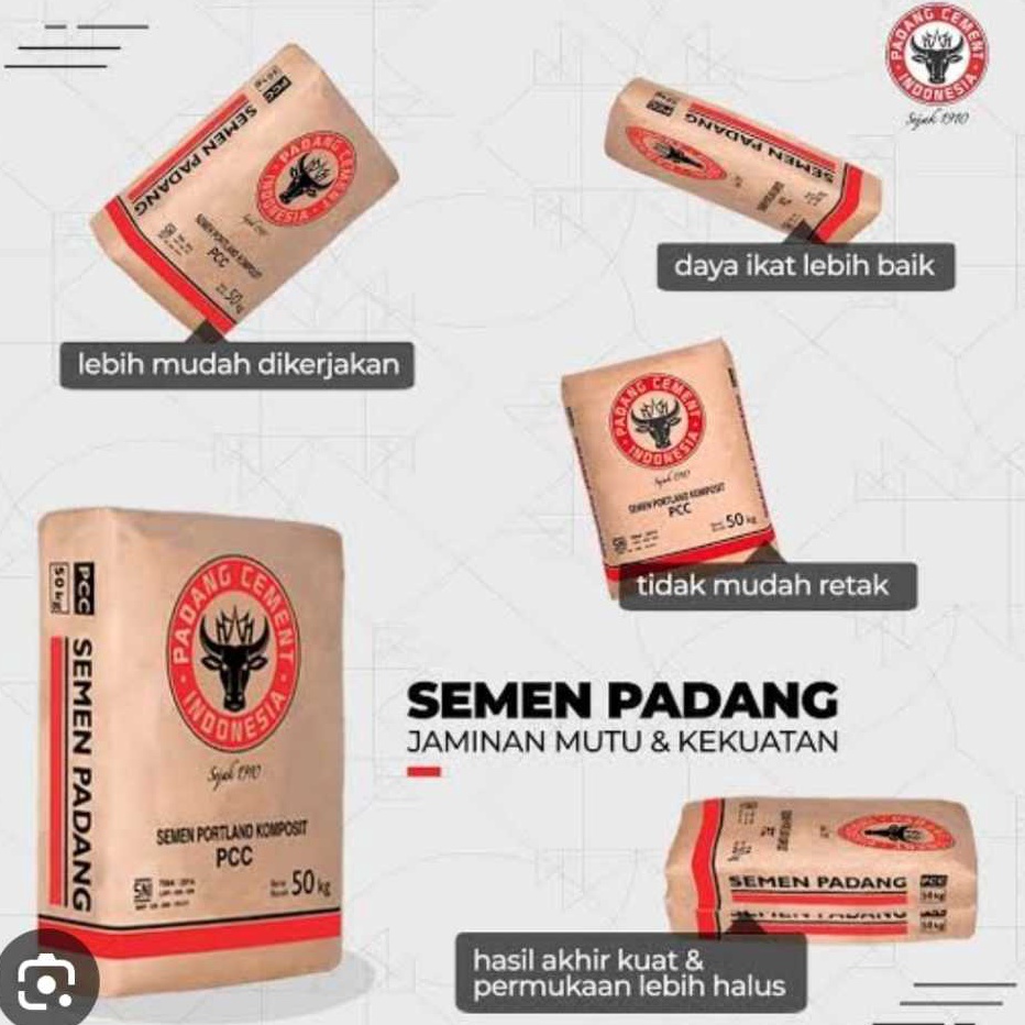 Trendy SEMEN PADANG 4 kg TERMURAH 2zak 45