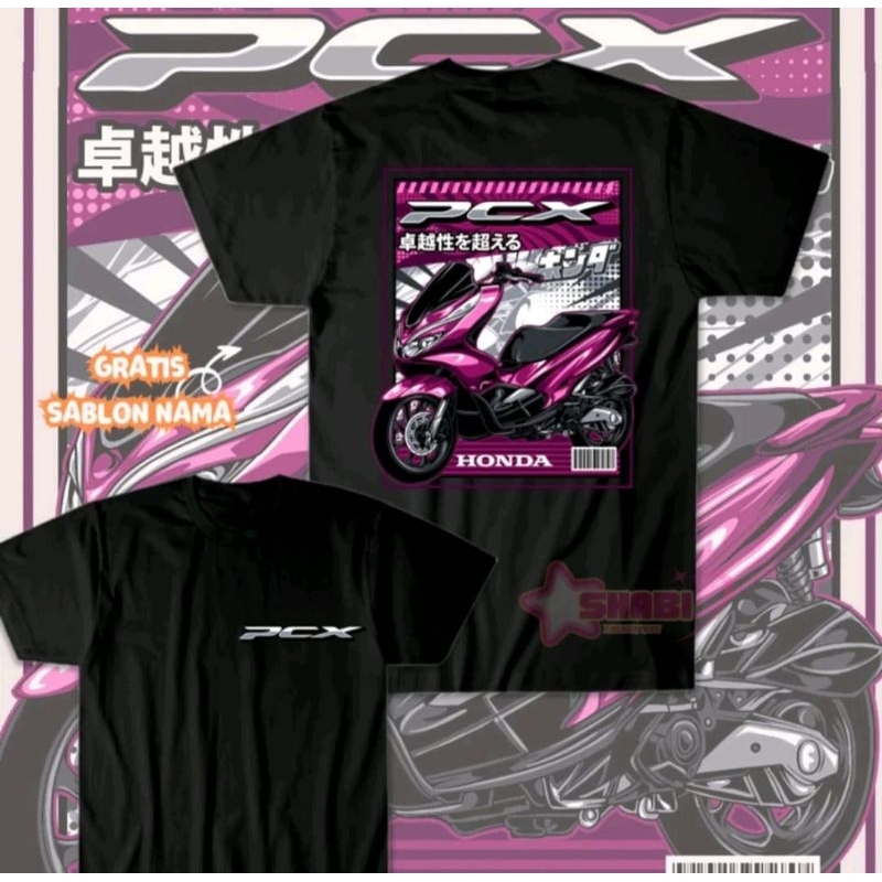KAOS PENCINTA MOTOR MATIC PCX HONDA