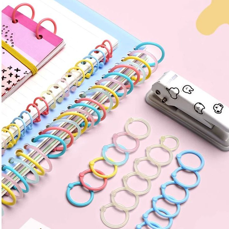 [ TWT_04 ]Ring Kertas Ring Note Ring Kunci RIng Macaron