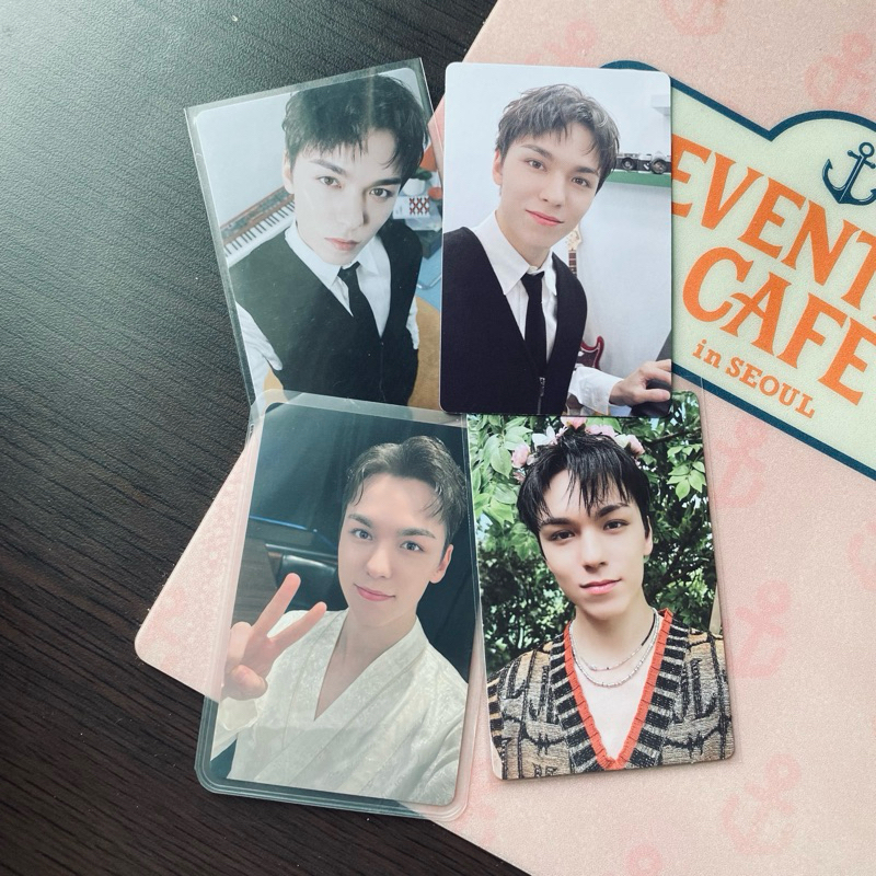 PC SEVENTEEN VERNON ALBUM THANKS CHAMPAIGN SEVENTEENTH HEAVEN 1.0 17 IS RIGHT HERE WEVERSE POB HEAR 