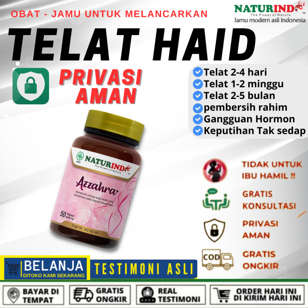 Obat telat haid tidak teratur telat 1 2 3 4 Bulan haid obat pelancar haid telat 1-3 Minggu jamu herb