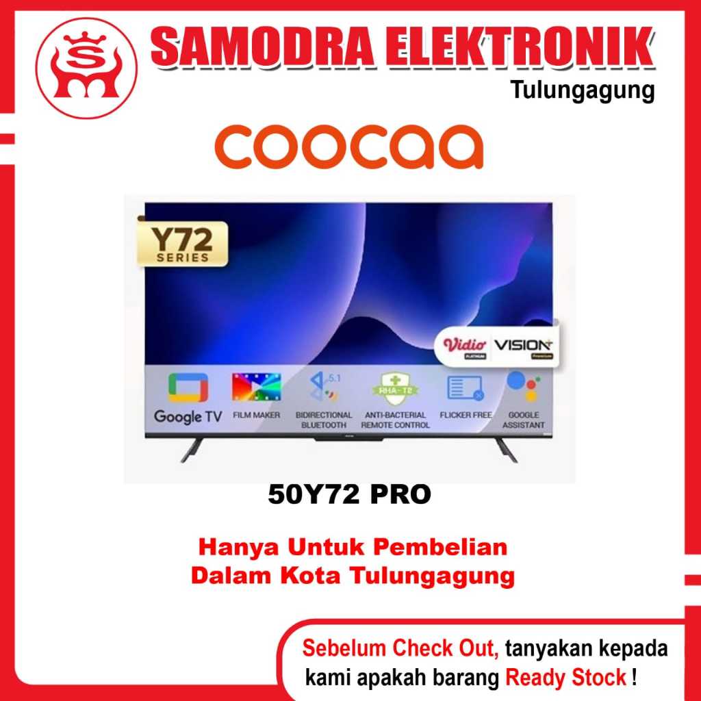 LED TV COOCAA 50Y72 Pro | Led 50 Inchi Google Tv Coocaa