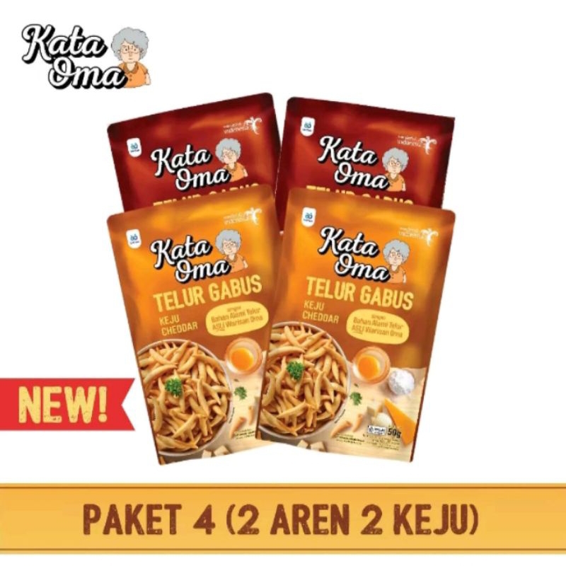 

Kata Oma Gula Aren,Keju Cheddar Isi 4pcs