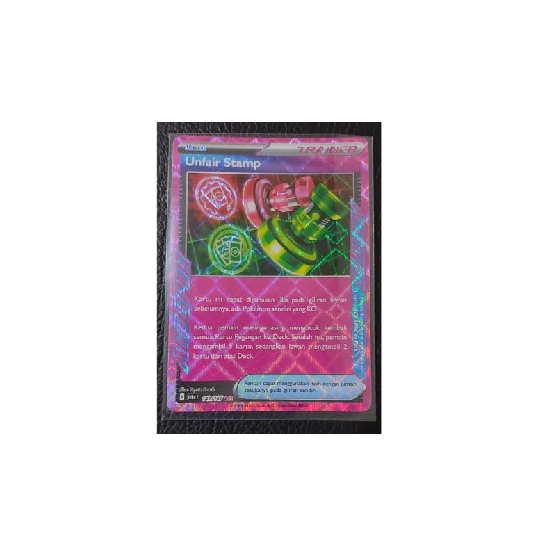 Kartu Pokemon TCG - Unfair Stamp ACE (SV6S) 142/167