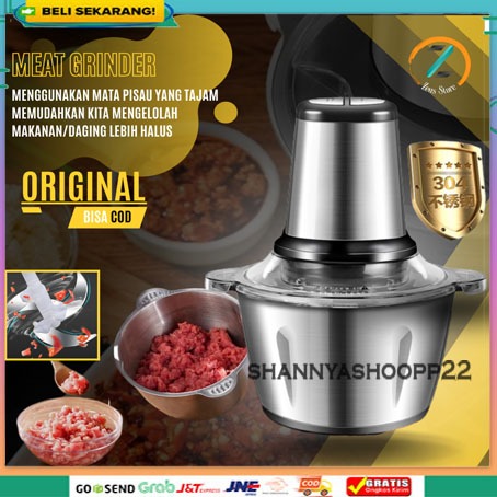 Chopper Blender Daging Elektrik Meat Grinder Coper Serbaguna Gilingan Penggiling Daging Electric Taj