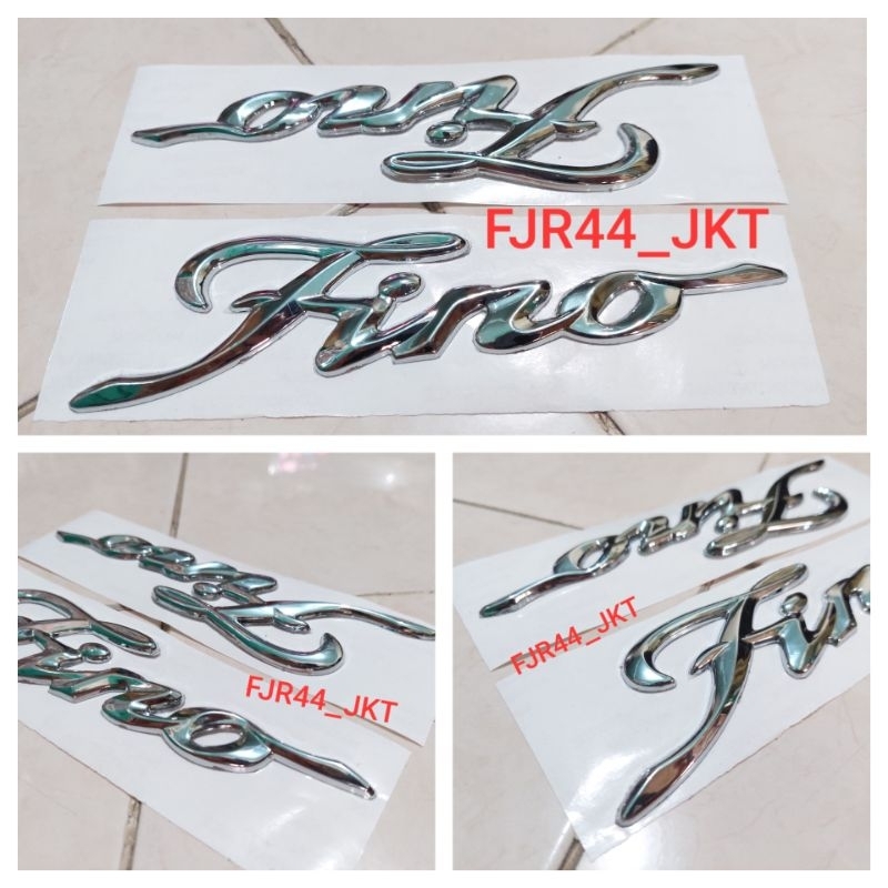 emblem logo yamaha fino 125 fino grande timbul 3d chrome
