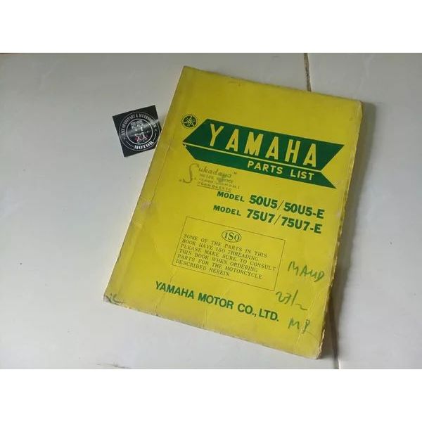 Buku - Book part list Yamaha U5 U7 - U 50 70