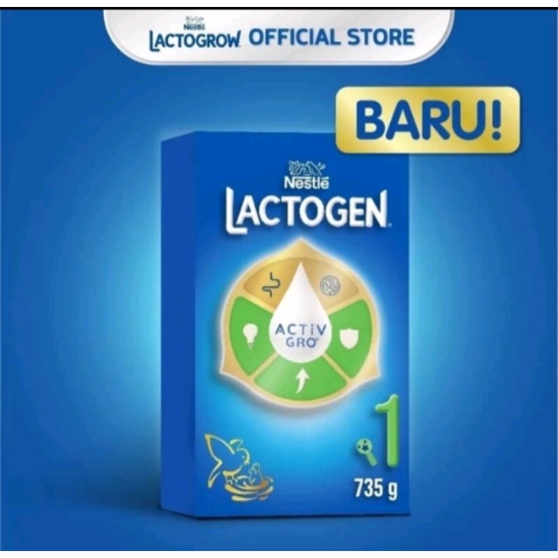 

SUSU LACTOGEN 1/2 0-6 BULAN / 6-12 BULAN 735G