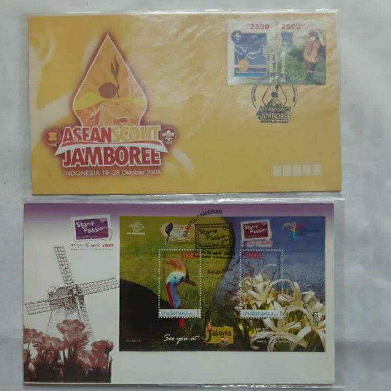 

Perangko Peringatan tahun 2008 set 2 sampul prangko