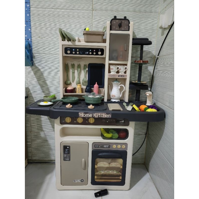 Kitchen set isi 65ps preloved / mainan dapur masak anak anak