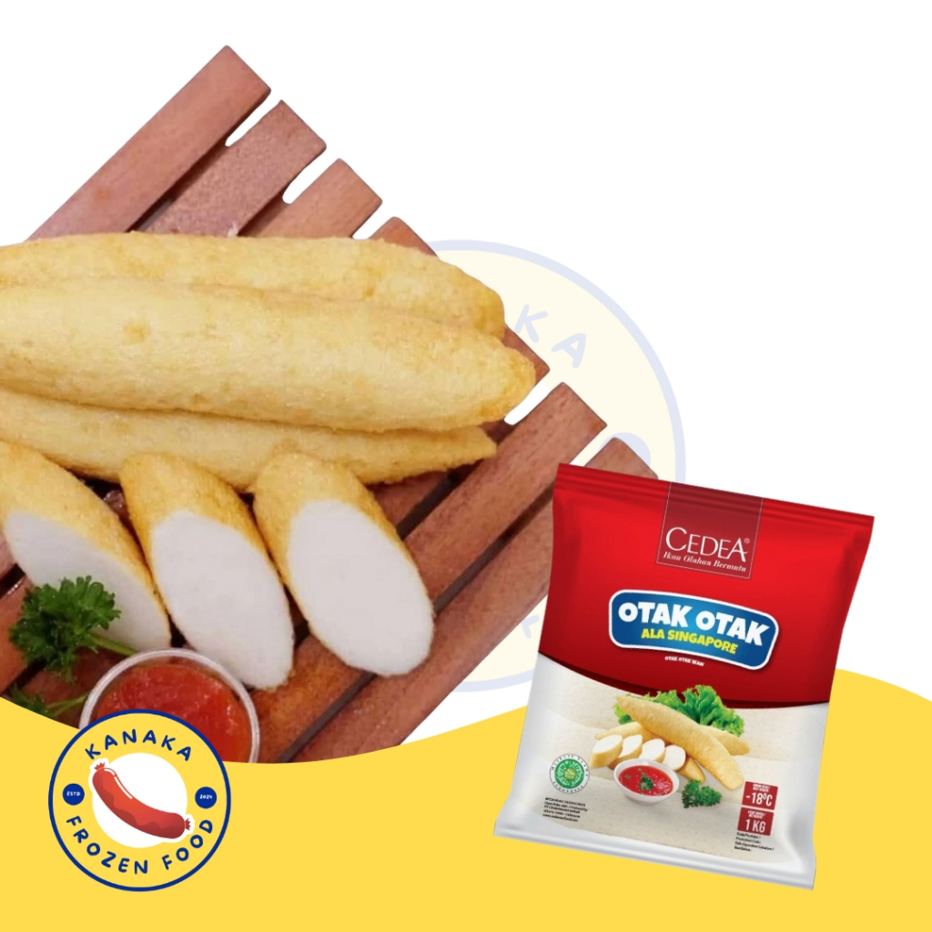 

Cedea otak otak singapore 500 gram kanaka frozen food