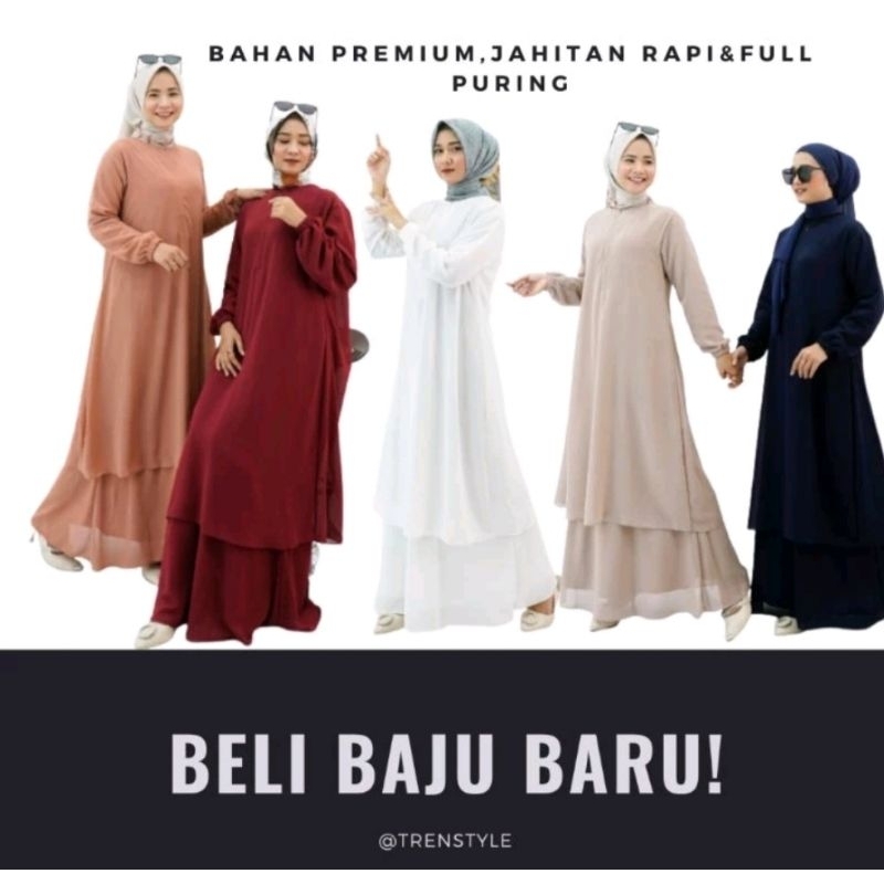 Isabella dress MALAYSIA Ceruty babydol new