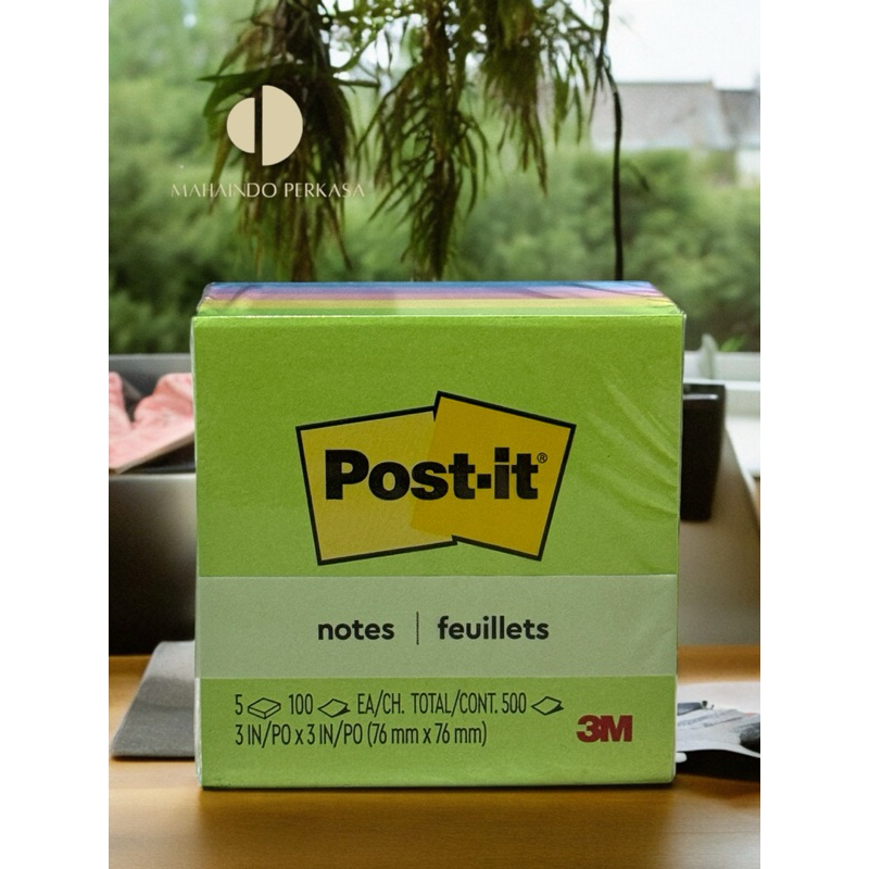 

3M Post-It 654 Sticky Notes 3 inch x 3 inch