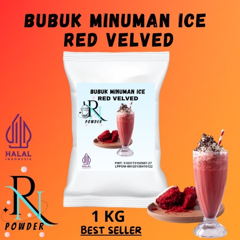 

BUBUK MINUMAN RASA RED VELVET POWDER SERBUK MINUMAN KEKINIAN POWDER PREMIUM BUBUK MINUMAN RASA 1KG