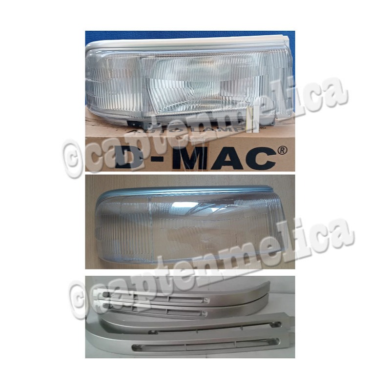 LAMPU DEPAN Kaca Mika List Lis Bawah HEAD LAMP LAMPU DEPAN BESAR SUZUKI CARRY CARY FUTURA MINIBUS PI