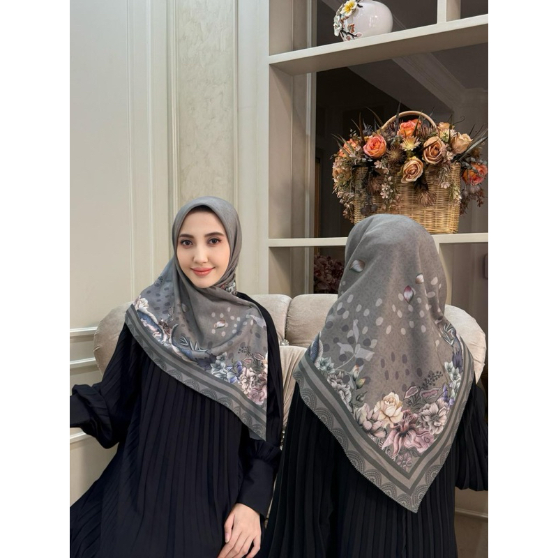 DAPAT 3 JILBAB MOTIF MELIA SCARVES POUCH