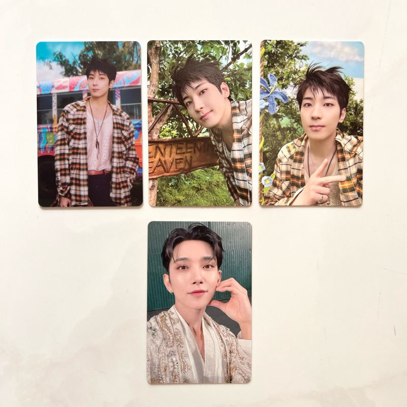 Photocard Seventeen Heaven Thanks Campaign Joshua