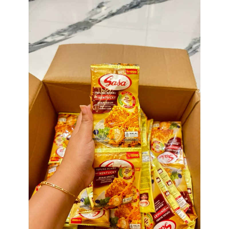 

[1 Renteng isi 10 Pcs] Sasa Tepung Bumbu ala Kentucky Ayam Krispi 32g