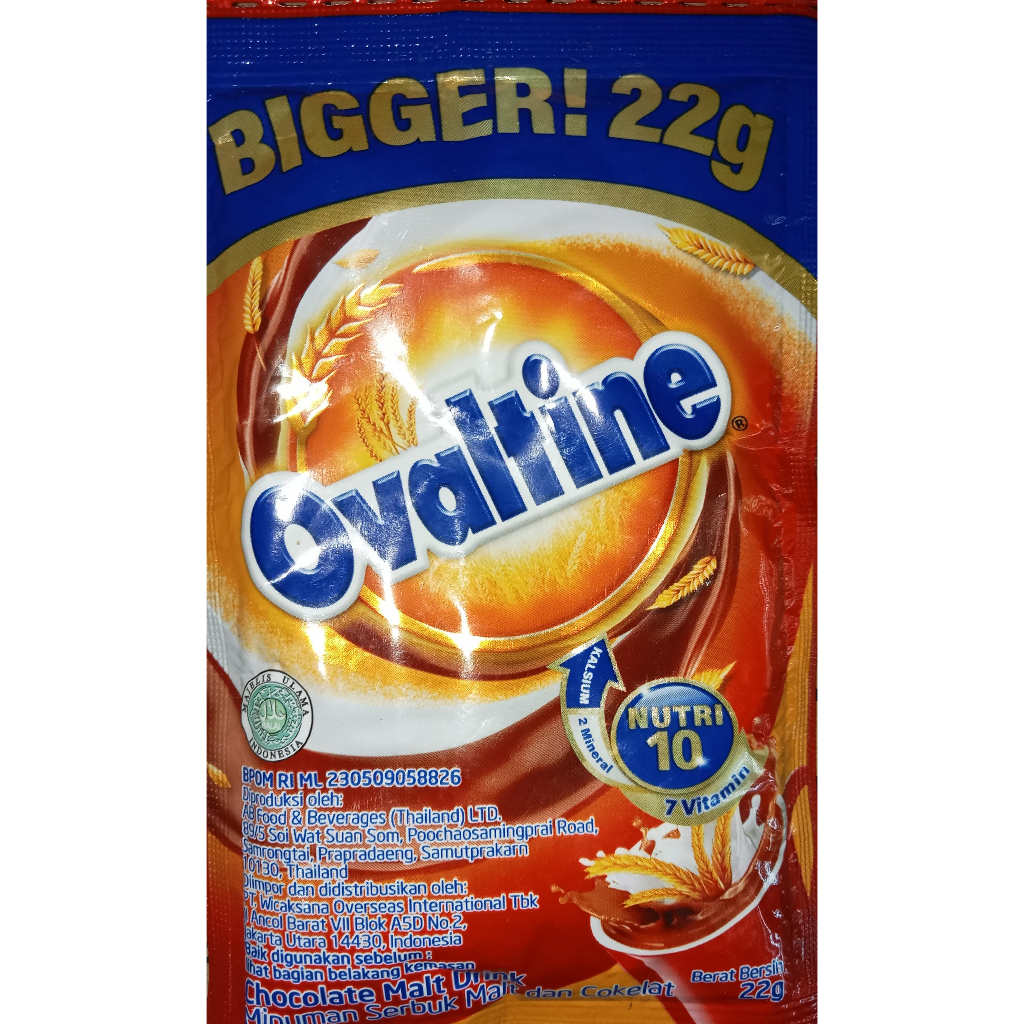 

Susu Ovaltine 22 gr - 1 renceng isi 12 sachet