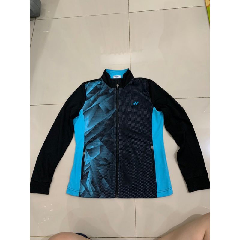 Baju kaos polo jaket Yonex Badminton Sweater Original Uk S