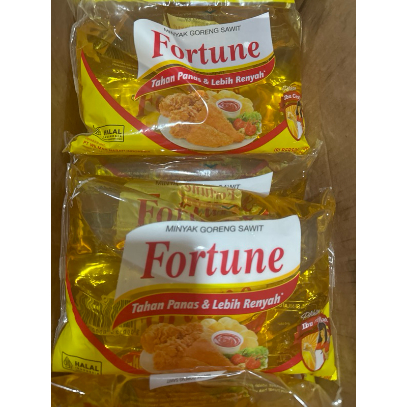

FORTUNE MINYAK GORENG KEMASAN REFFIL BANTAL 1liter