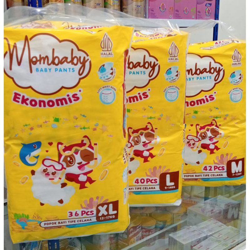 Mombaby Pants Ekonomis M42/L40/XL36