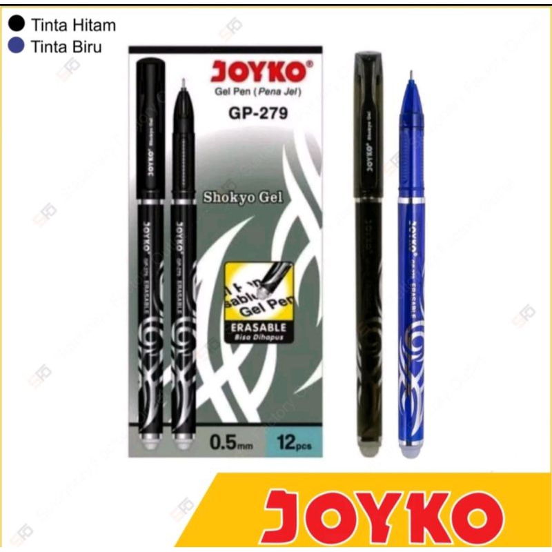 

Pulpen Pena Gel Bisa Di Hapus GP-279 0.5mm (12PCS)