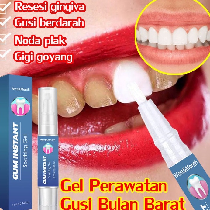 Gel pemutih gigi Pemutih gigi Gum instant untuk gigi 4ml Alat pemutih gigi Dentix pemutih gigi Bleac