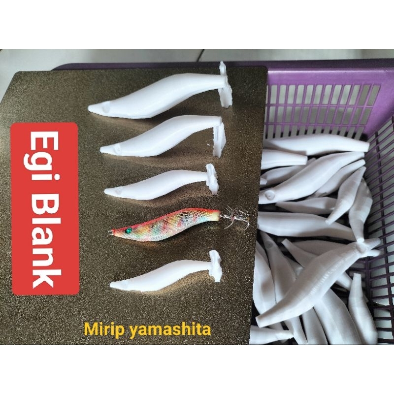 Egi blank mirip yamashita Egi blank ukuran size 1.8, size 2.2, size 2.5/ umpan pancing /umpan cumi c