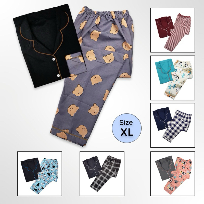 Tidur Piyama Baju Tidur Piyama Setelan Ukuran XL Lingkar Dada 110 cm Setelan Size XL LD 110