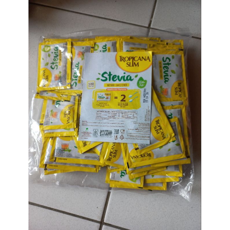 

Tropicana slim Stevia 100 pcs (READY)