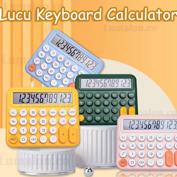 

Limitless 5 Colors Keyboard Calculator Lucu Sekolah Kantor 12digis Display Tombol Besar Alat Tulis Kalkulator Warna Kalkulator Sekolah Kantor dengan Keyboard Besar