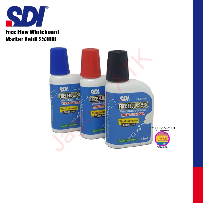 

Refill Tinta Spidol Whiteboard SDI S53RL