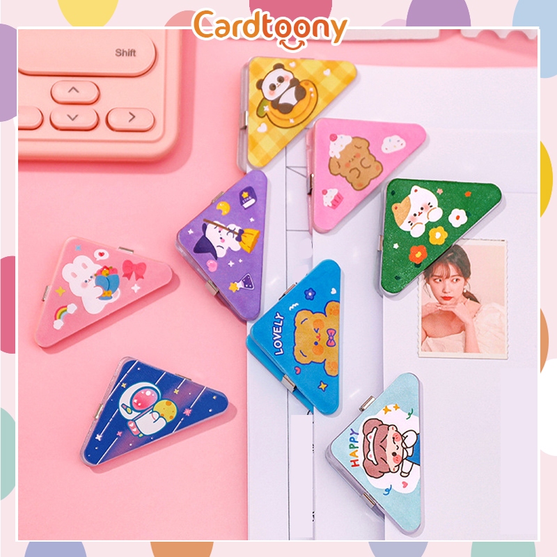 

Penjepit Sudut Kertas Buku Segitiga Triangle Paper Clip Klip Kertas Lucu Imut Cute Bear Panda Kelinci