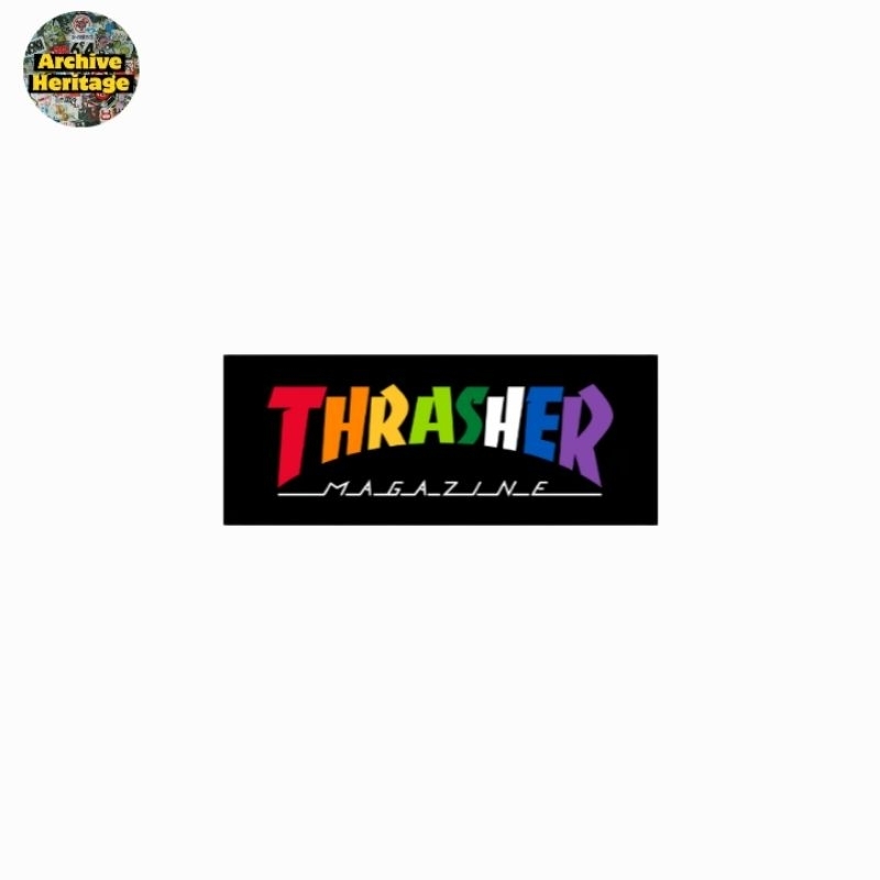 

sticker Thrasher Magazine Rainbow sticker skateboard