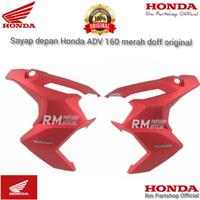 cover sayap depan Honda ADV 160 new sayap adv terbaru merah doff original